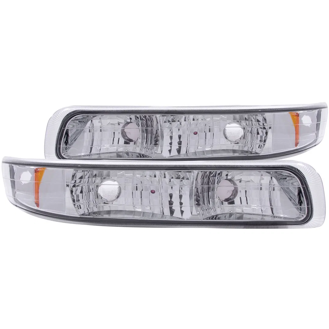 511064 – ANZO Parking/ Turn Signal Light Assembly, Clear Lens With Amber Reflectors Set Of 2